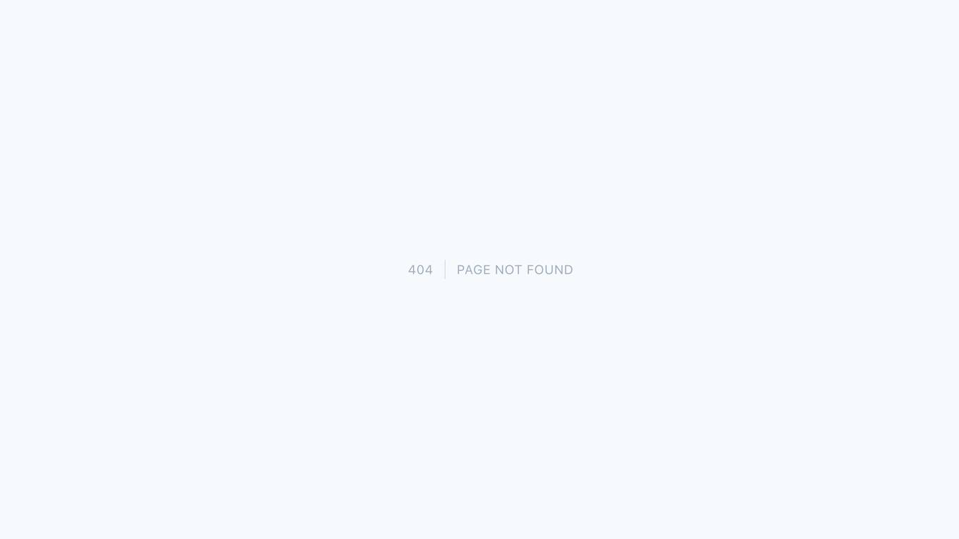 404 Page Not Found Screenshot