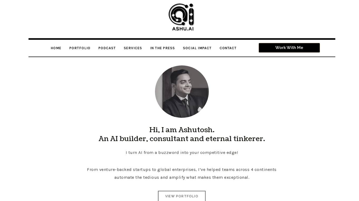 Ashu.ai Screenshot