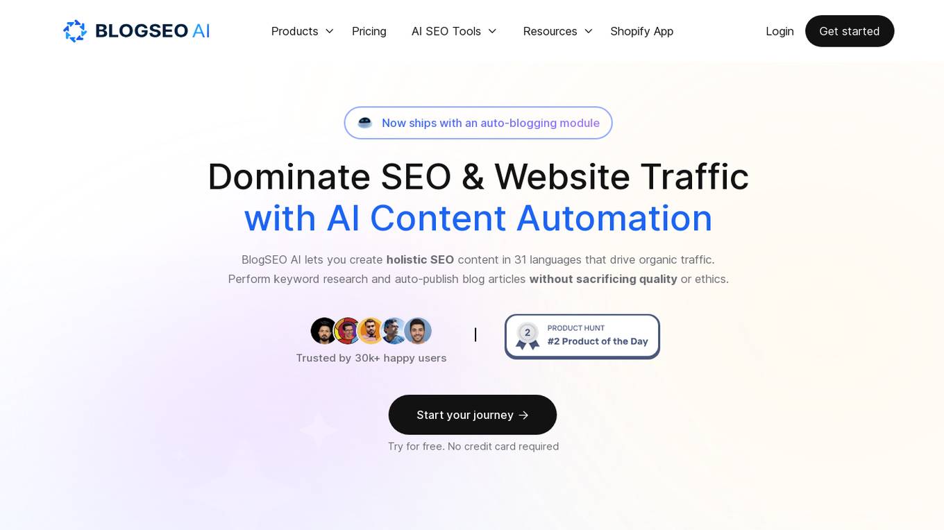 BlogSEO AI Screenshot