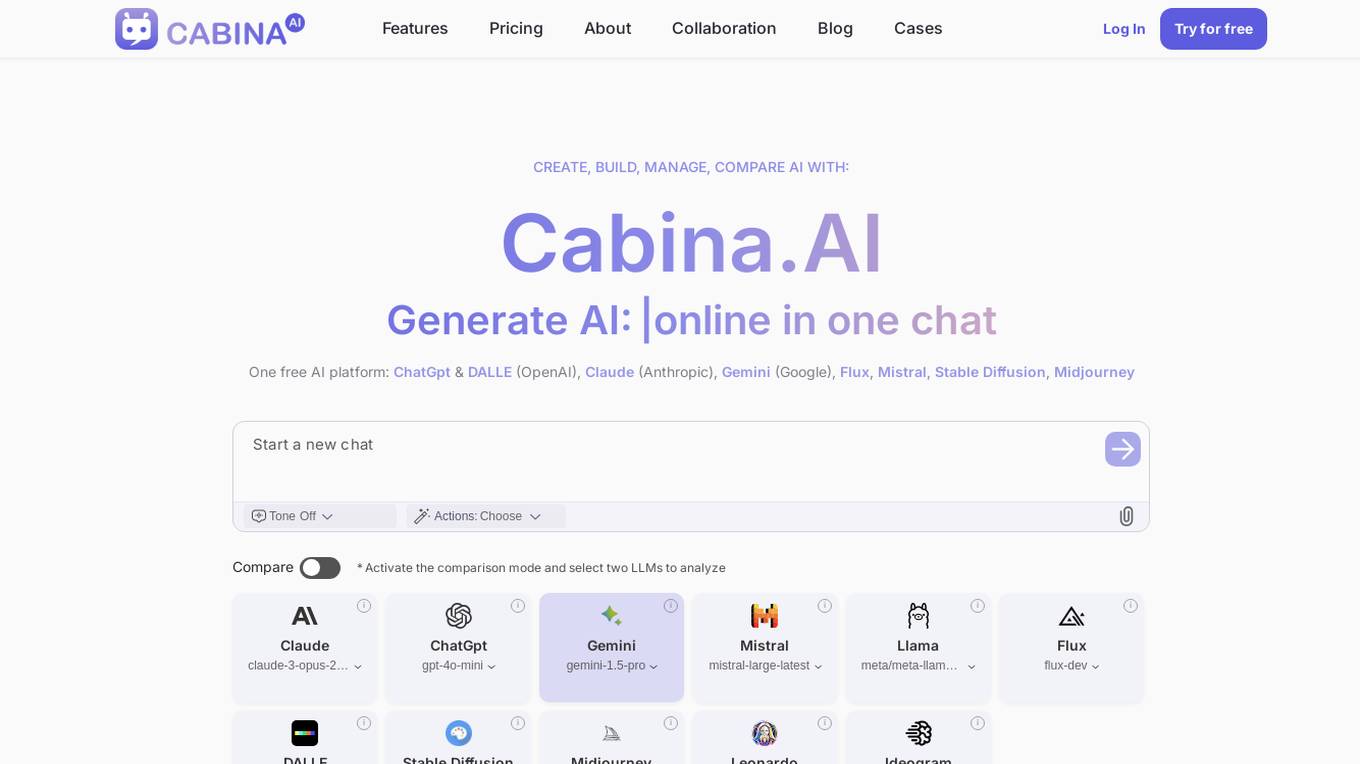 Cabina.AI screenshot