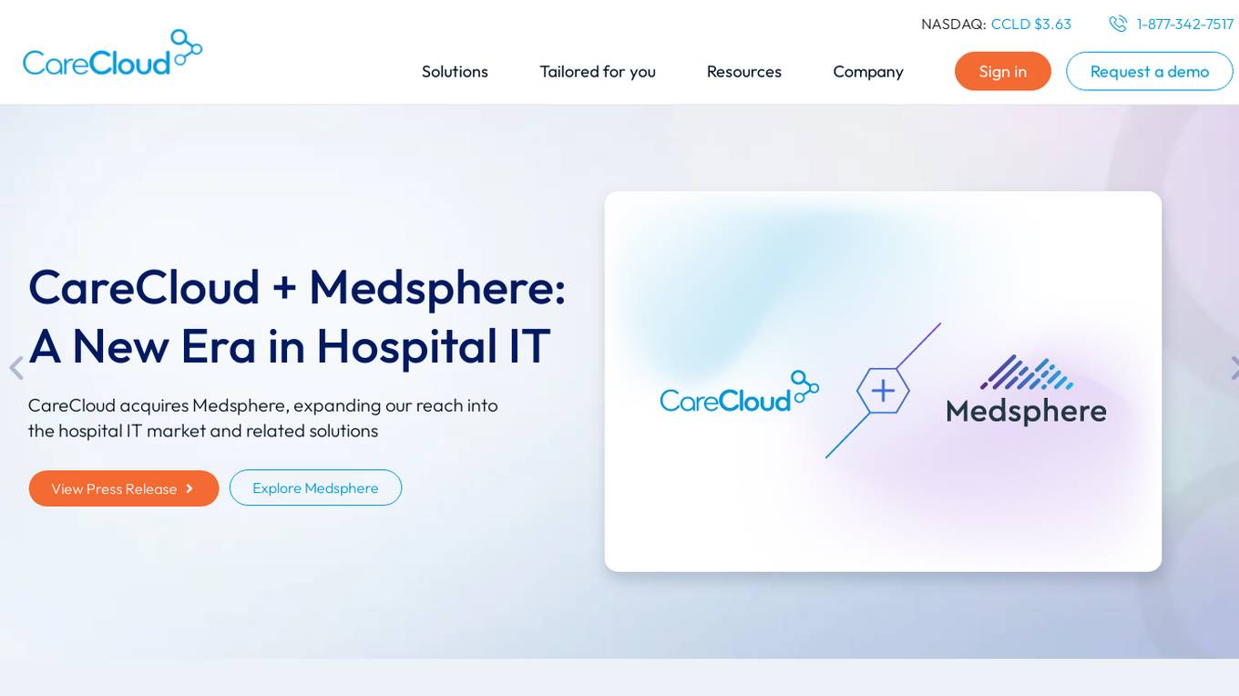 CareCloud Screenshot