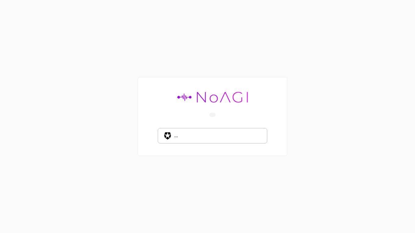 NoAGI Screenshot