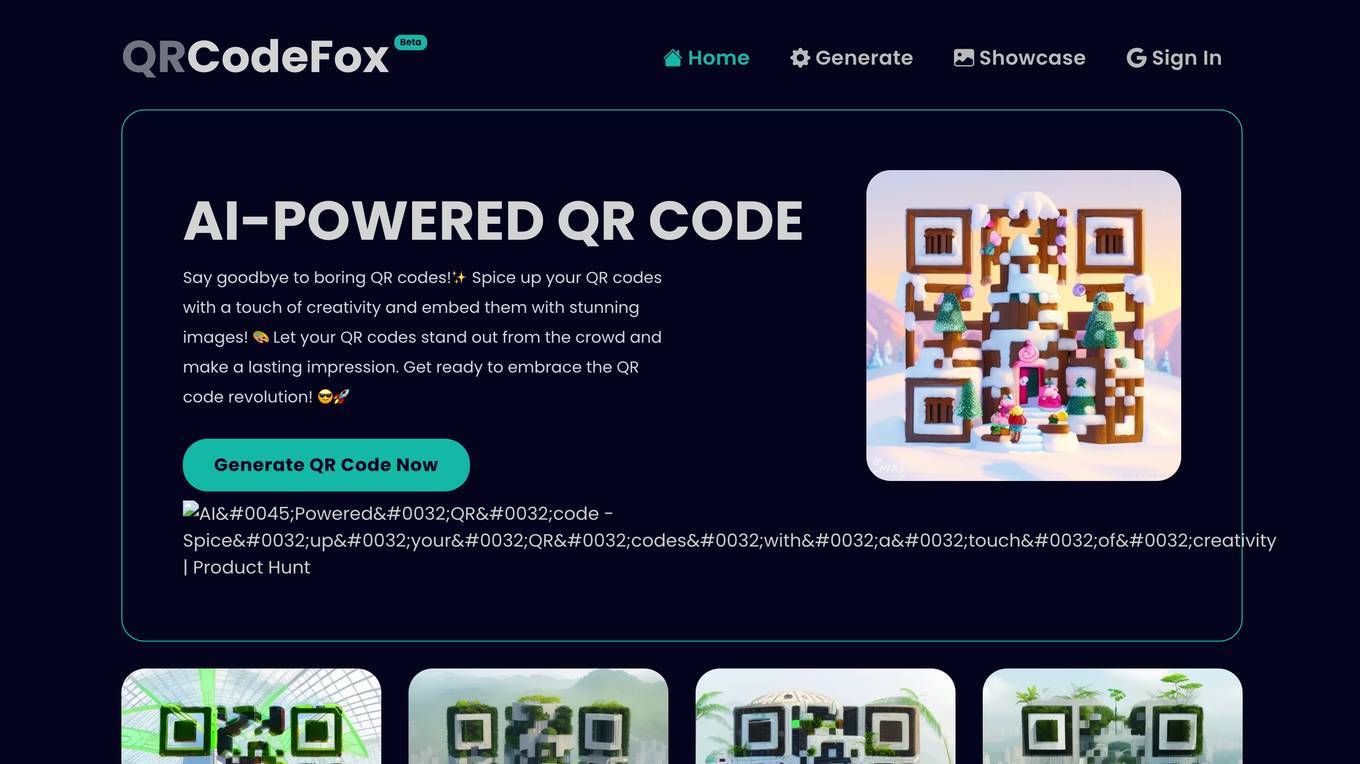 QRCodeFox Screenshot