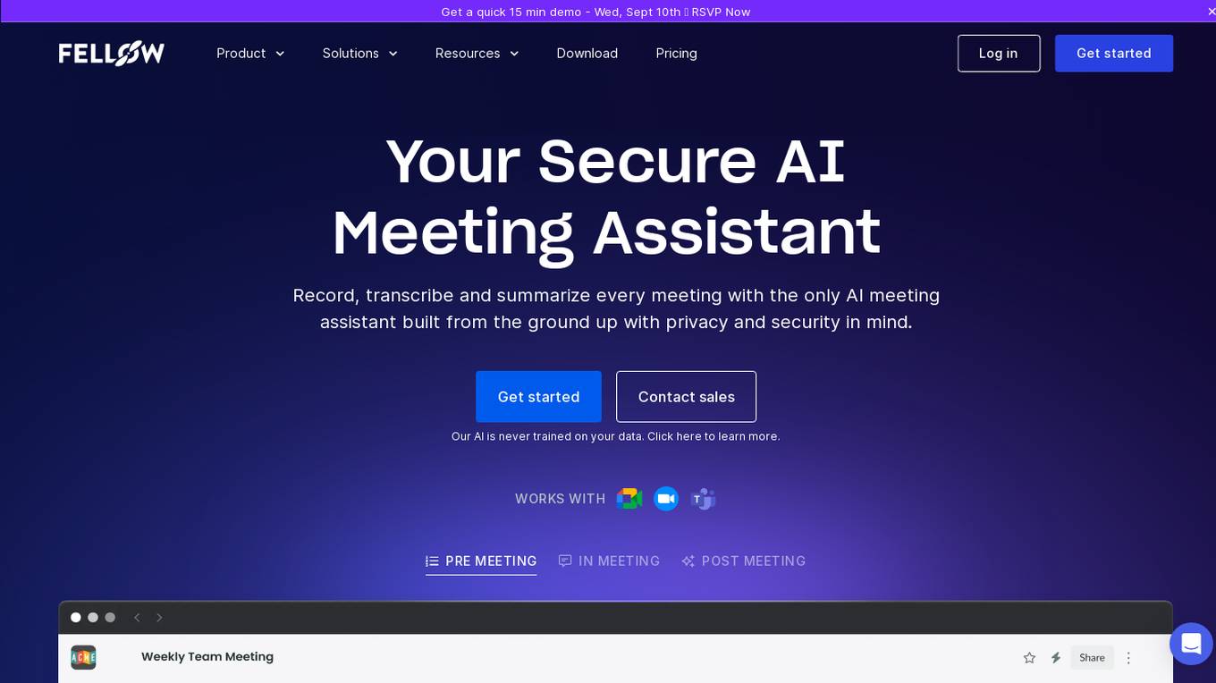 Fellow.ai Screenshot