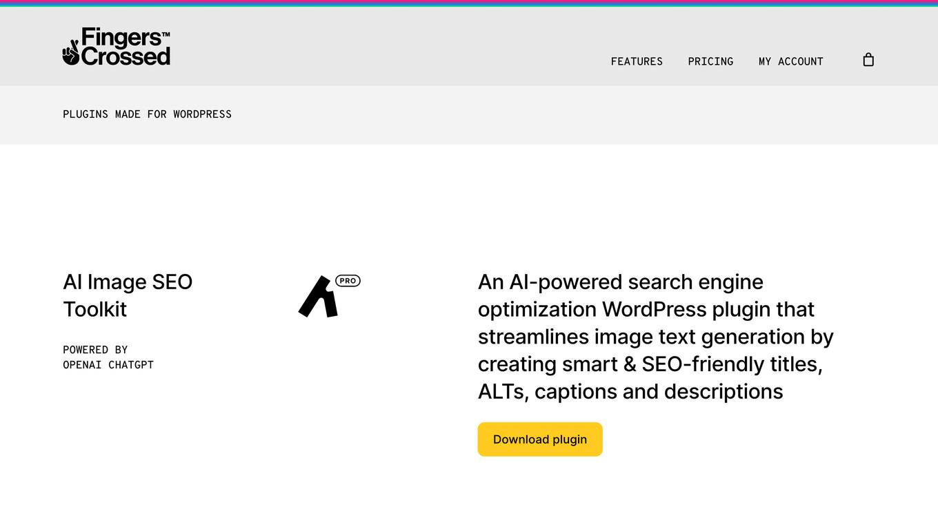 AI Image SEO Toolkit Screenshot