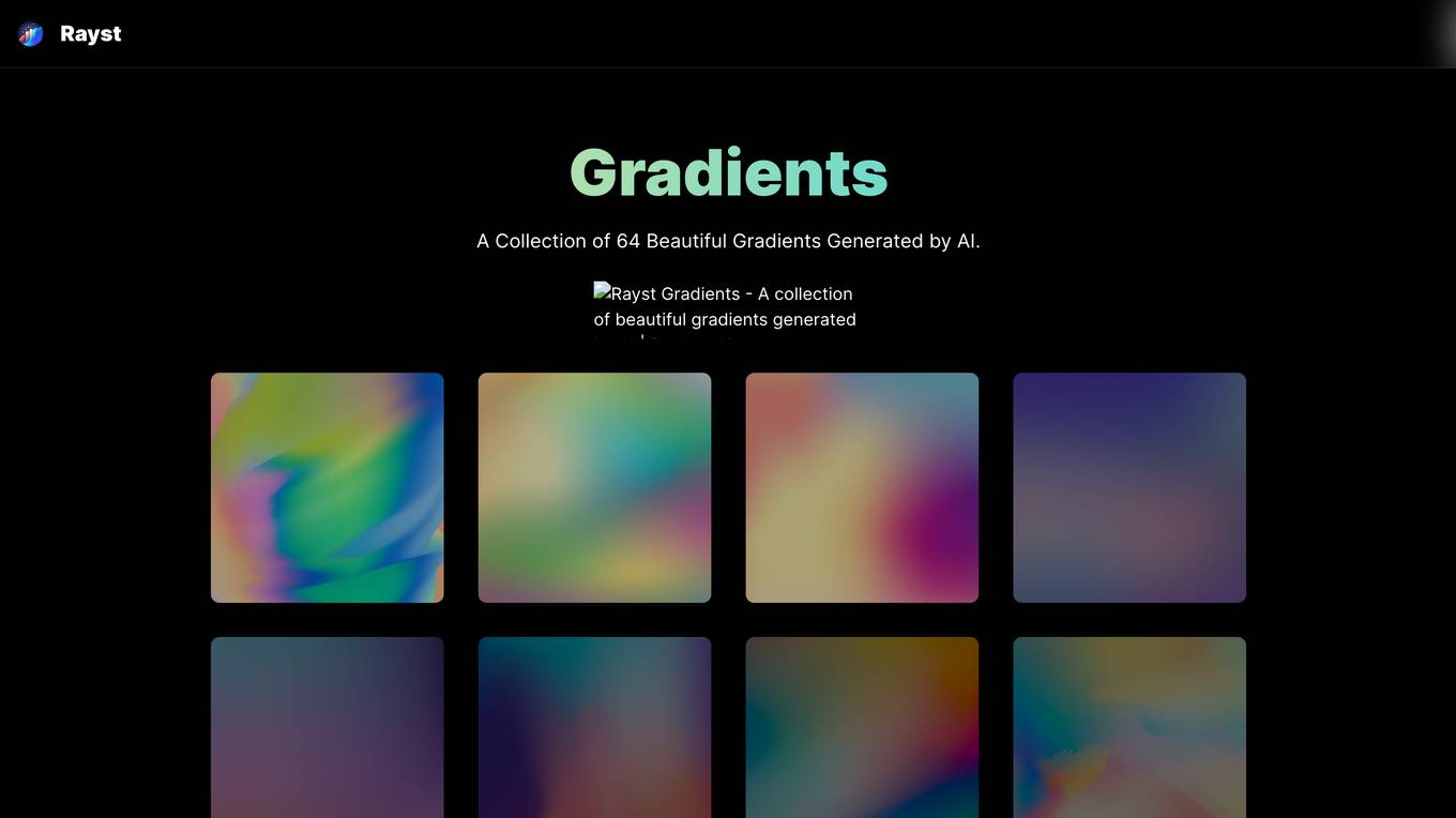 Rayst Gradients Screenshot