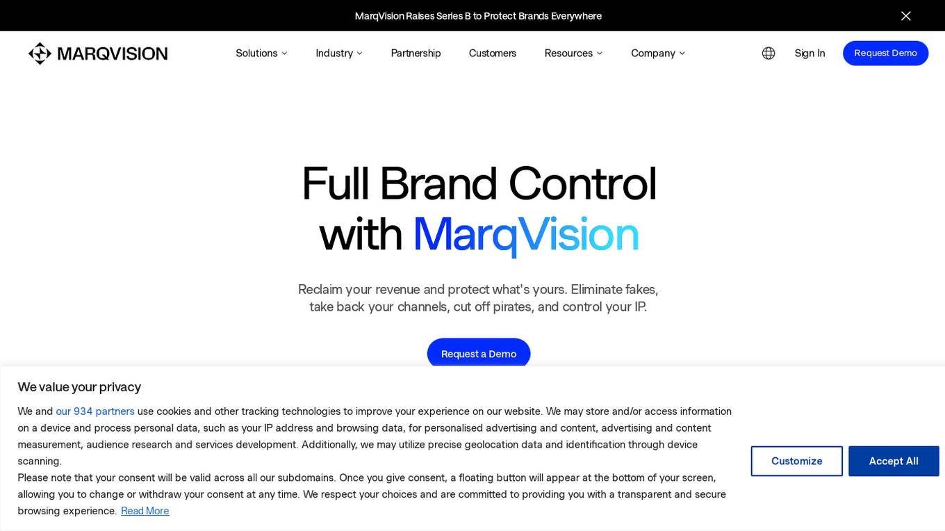 MarqVision Screenshot