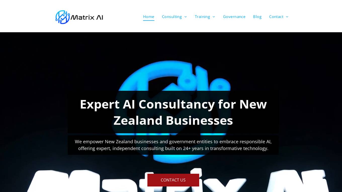 Matrix AI Consulting Services screenshot