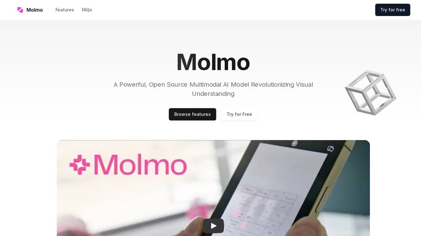 Molmo AI Screenshot