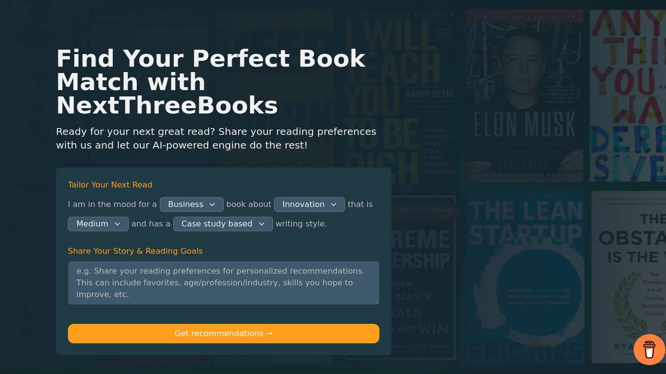 NextThreeBooks Screenshot