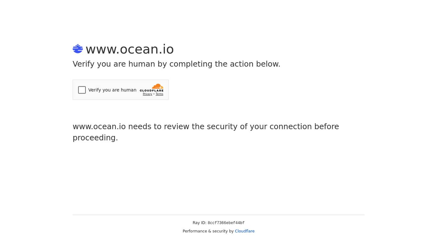 Ocean.io Screenshot