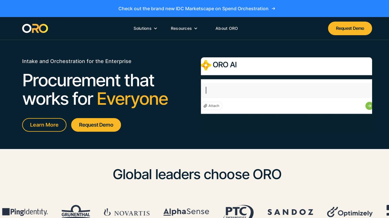 ORO screenshot