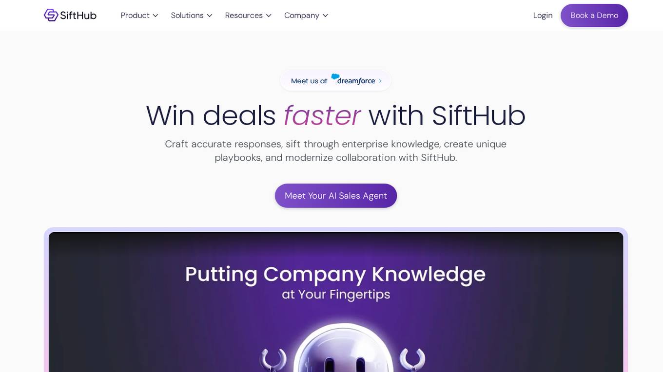 SiftHub Screenshot