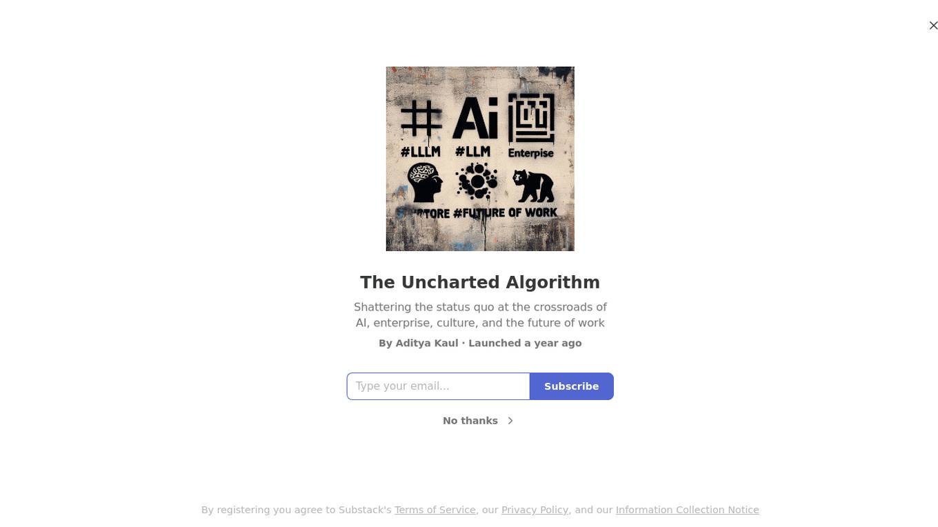 The Uncharted Algorithm Screenshot