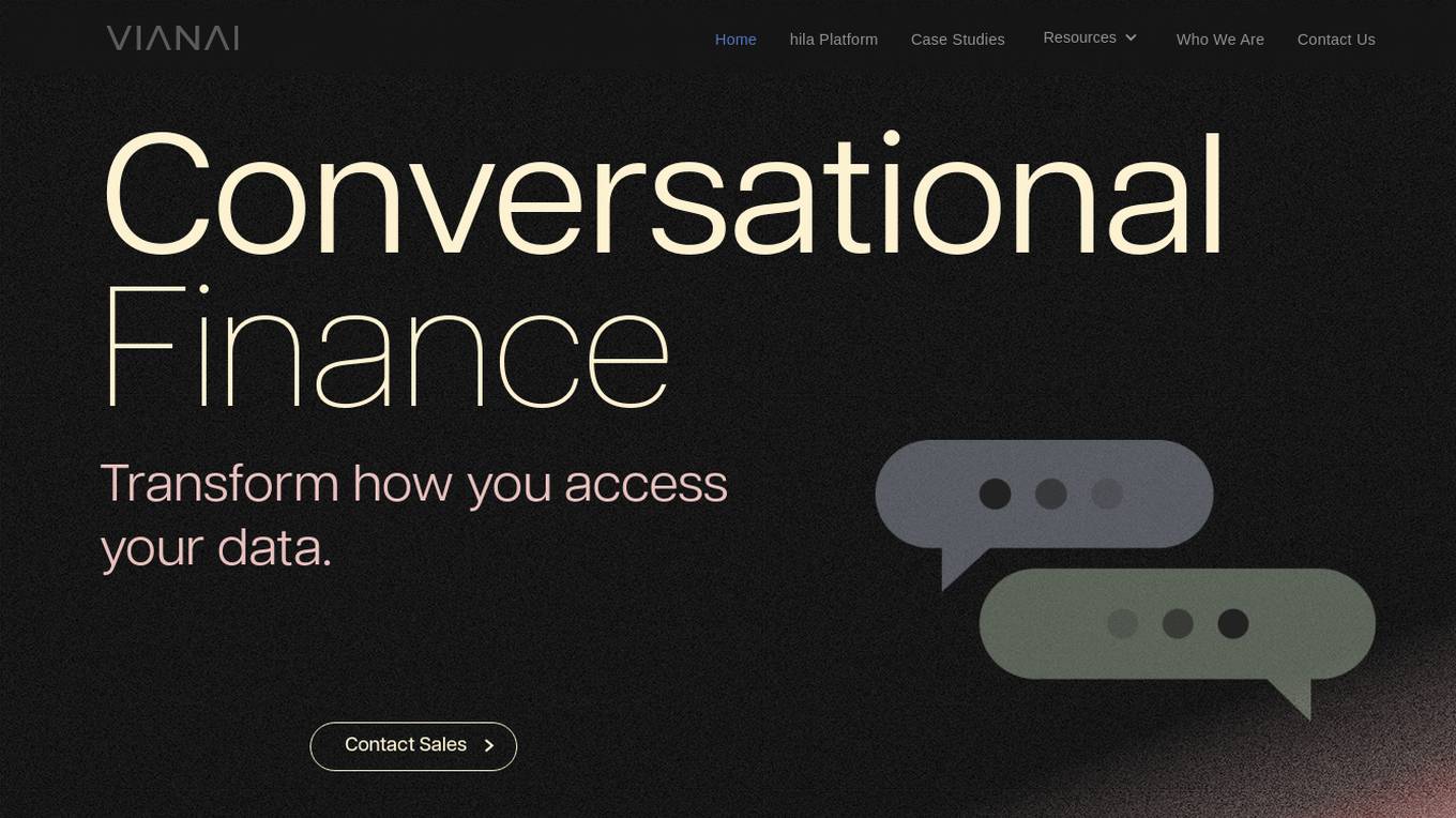 Conversational Finance screenshot