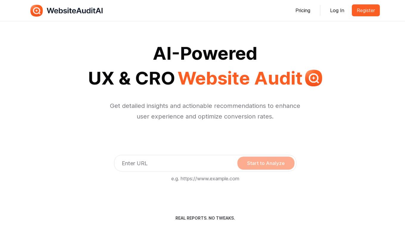 Website Audit AI Screenshot