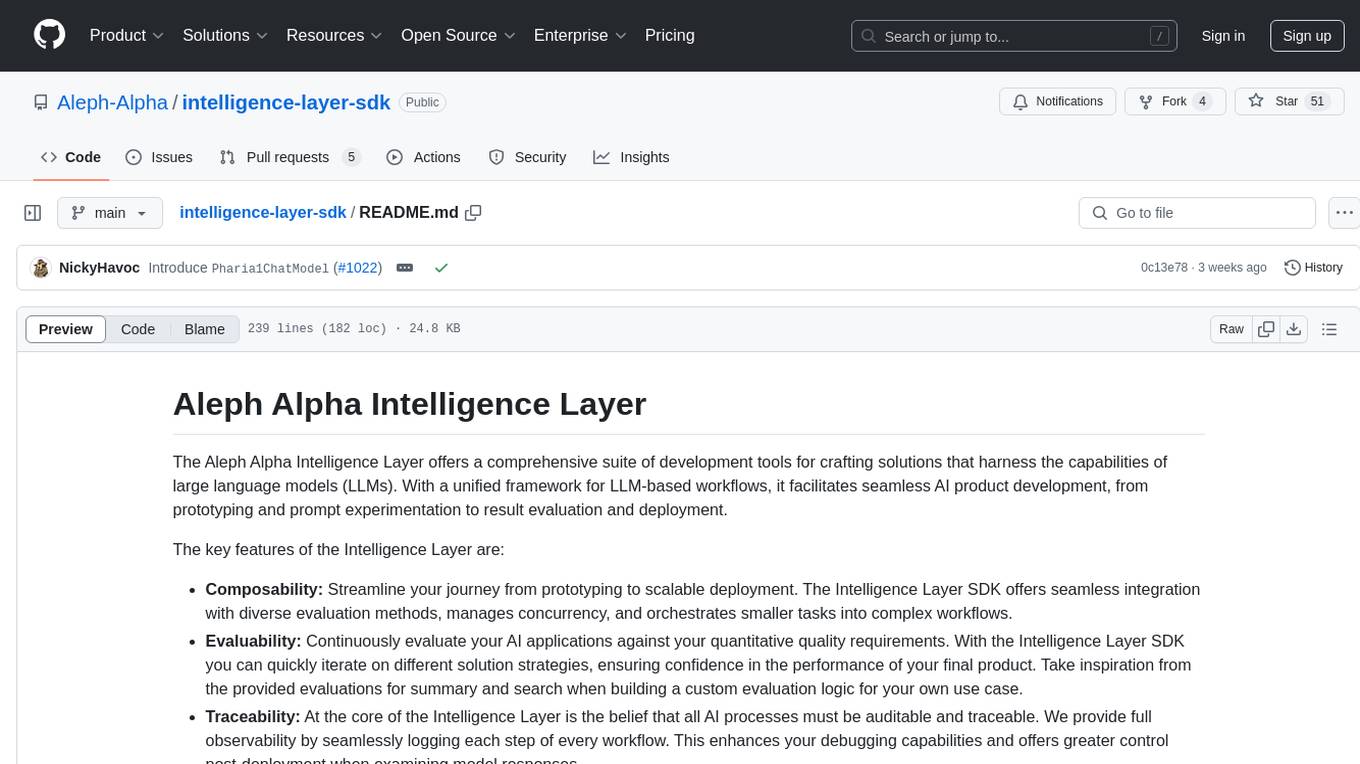 intelligence-layer-sdk Screenshot