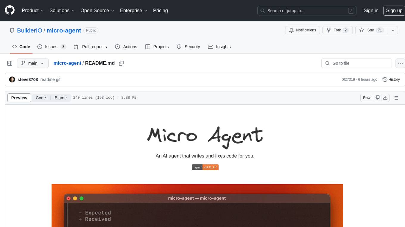 micro-agent Screenshot