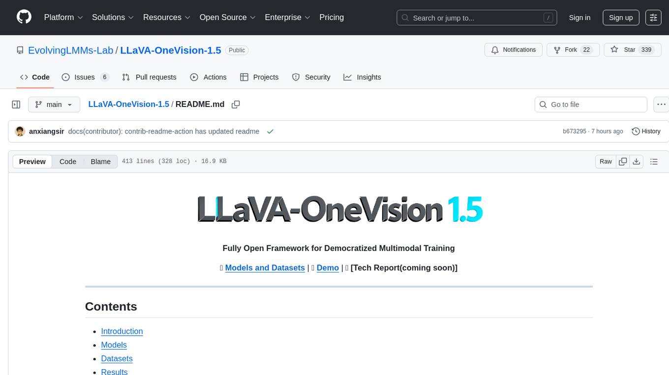 LLaVA-OneVision-1.5 Screenshot