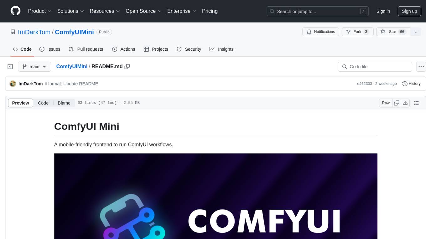 ComfyUIMini Screenshot