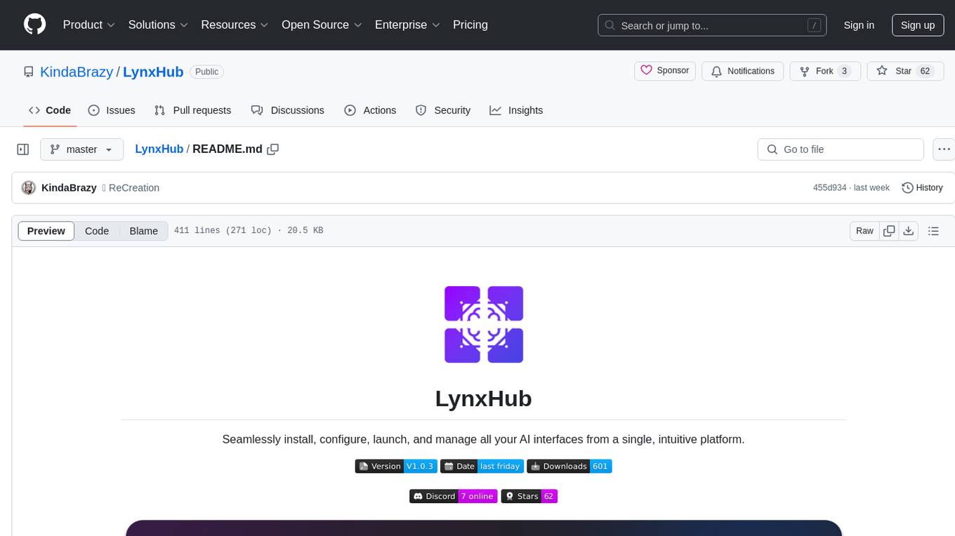 LynxHub Screenshot