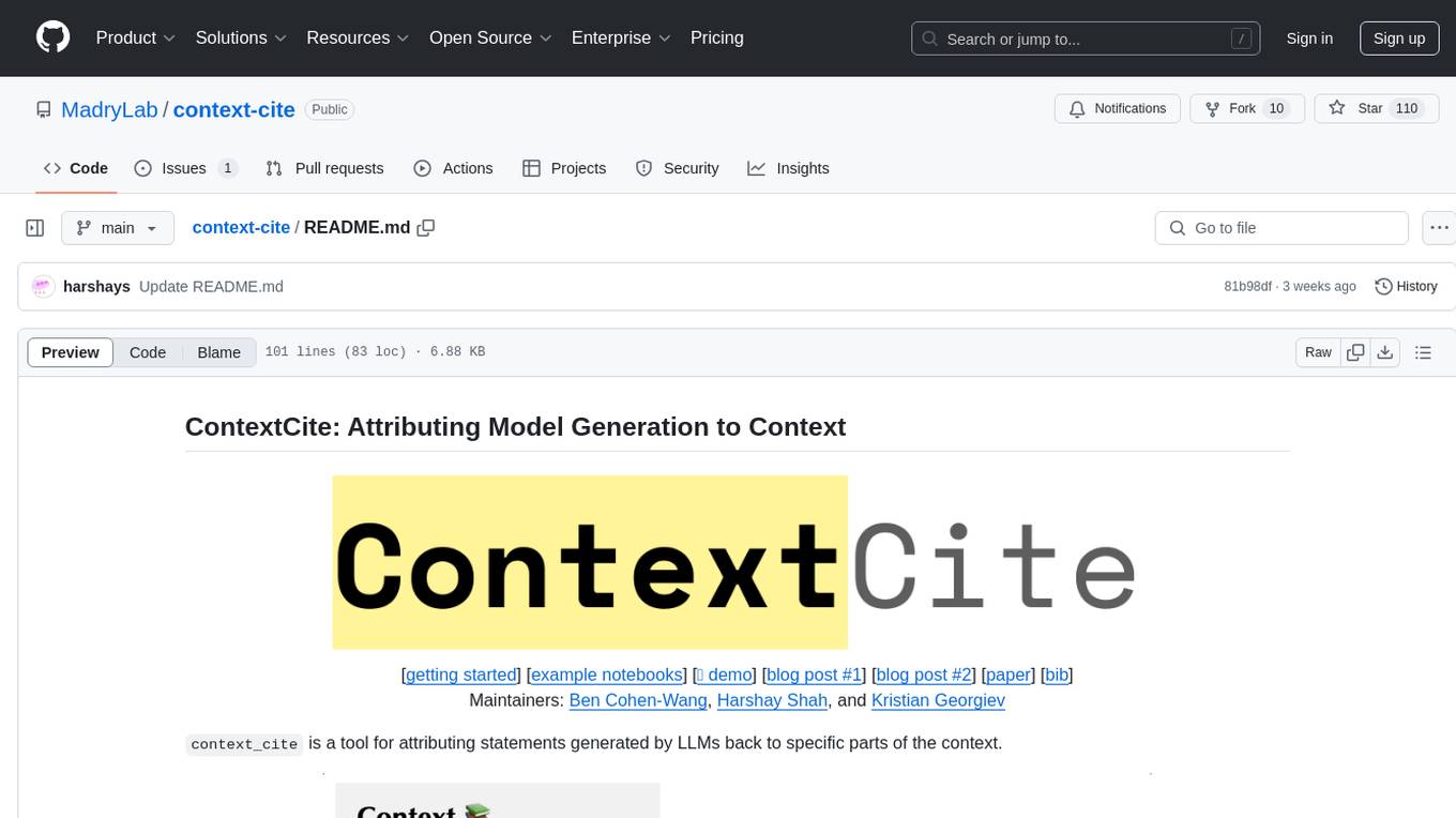 context-cite Screenshot