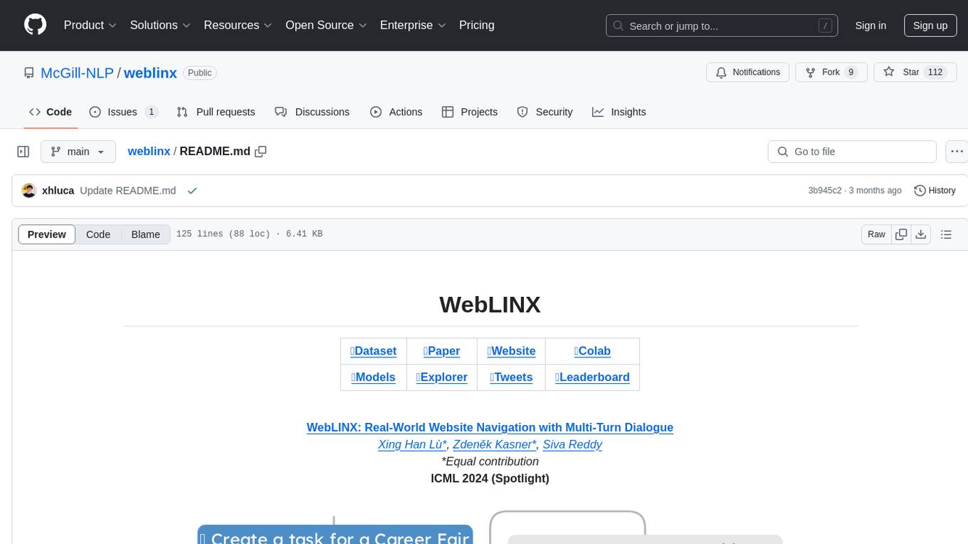 weblinx Screenshot