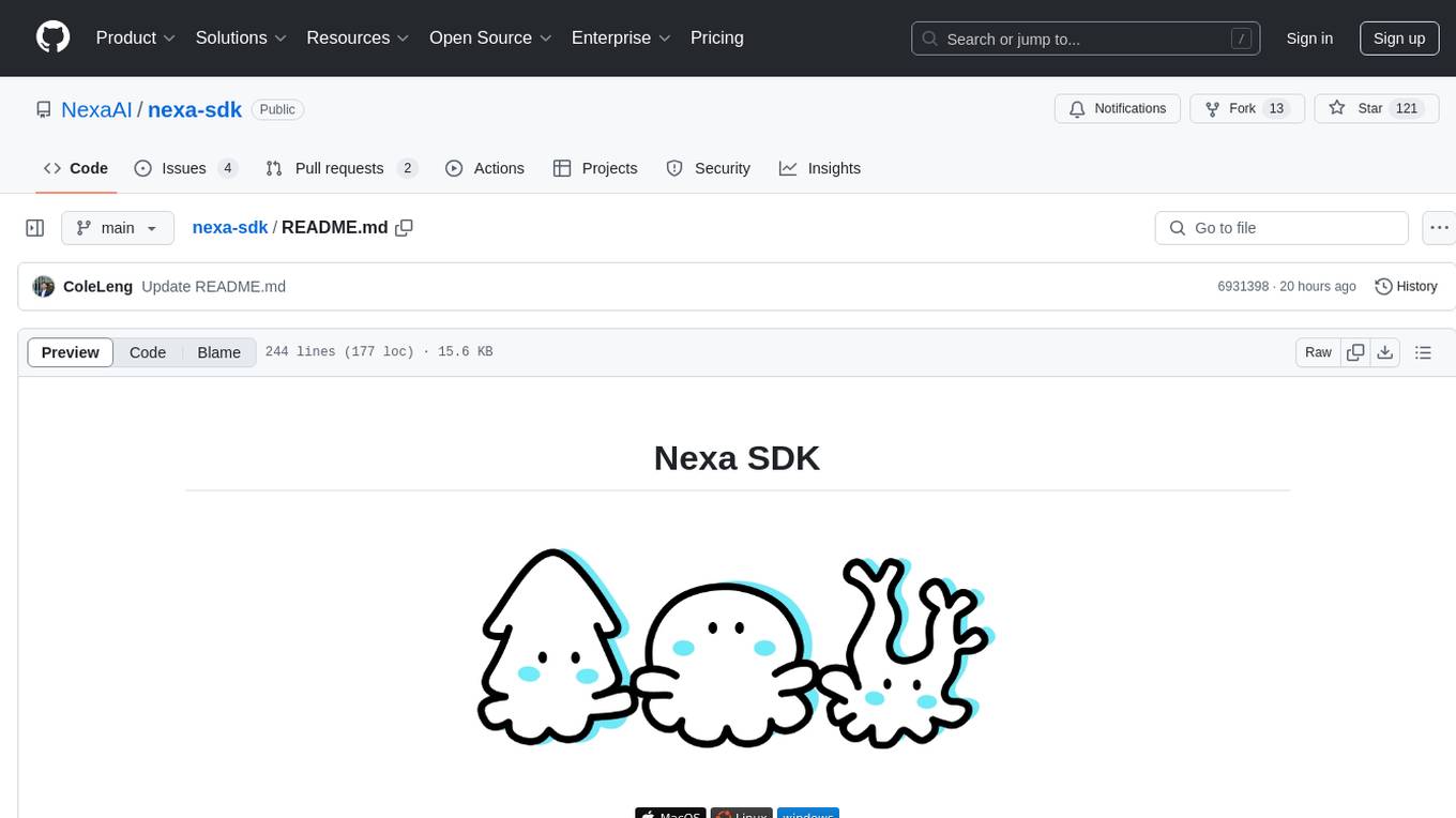 nexa-sdk Screenshot