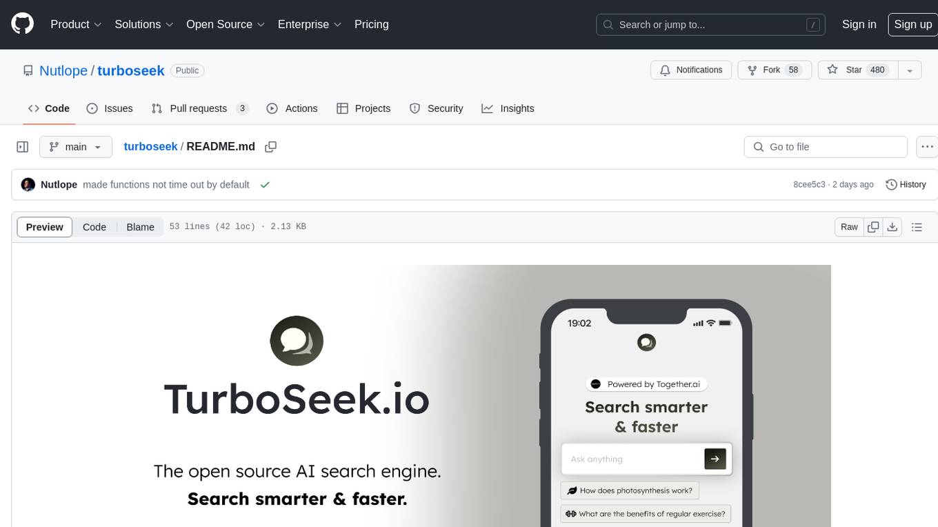 turboseek Screenshot