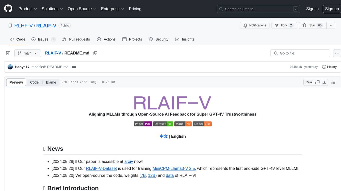 RLAIF-V Screenshot