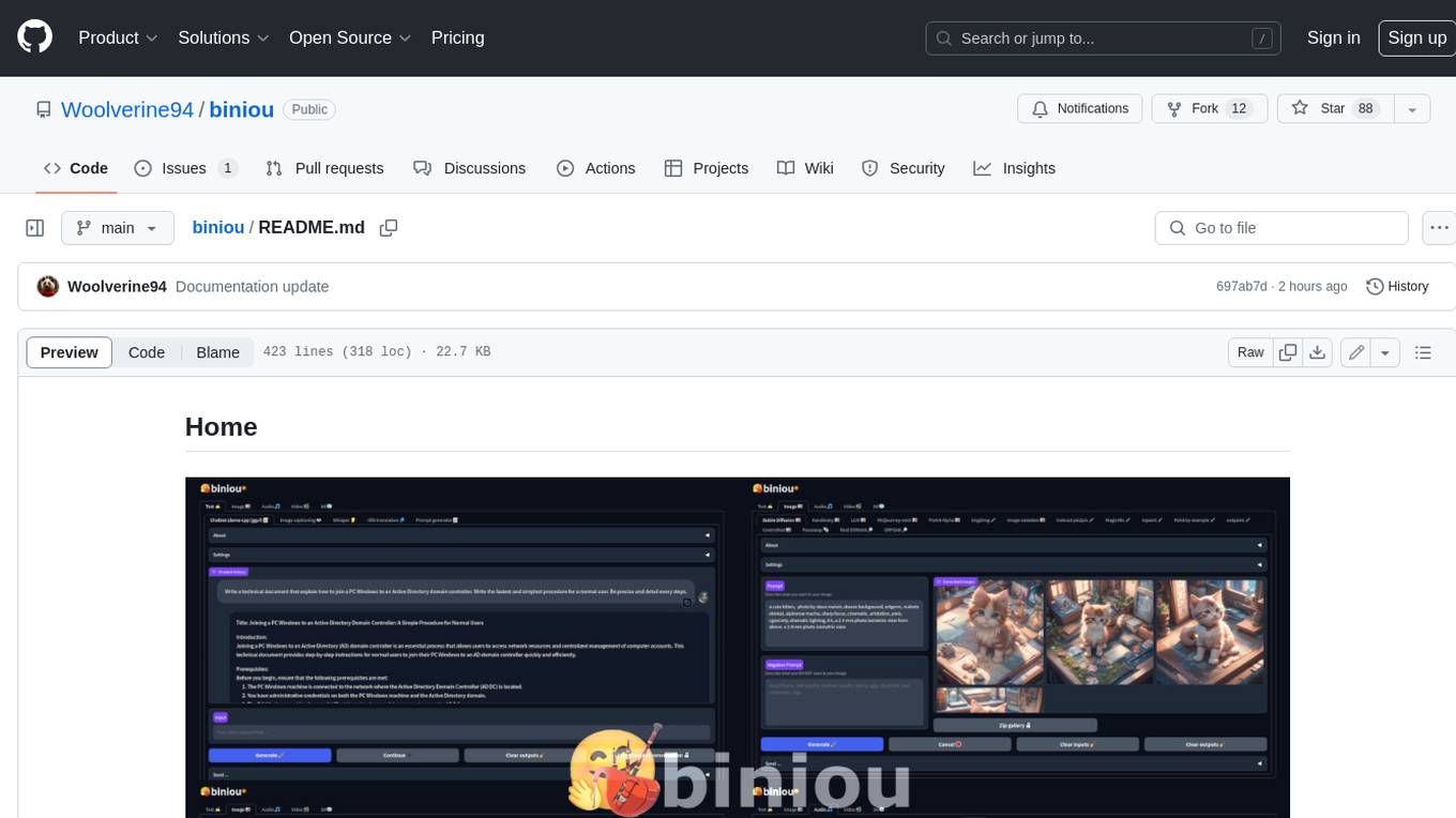 biniou Screenshot