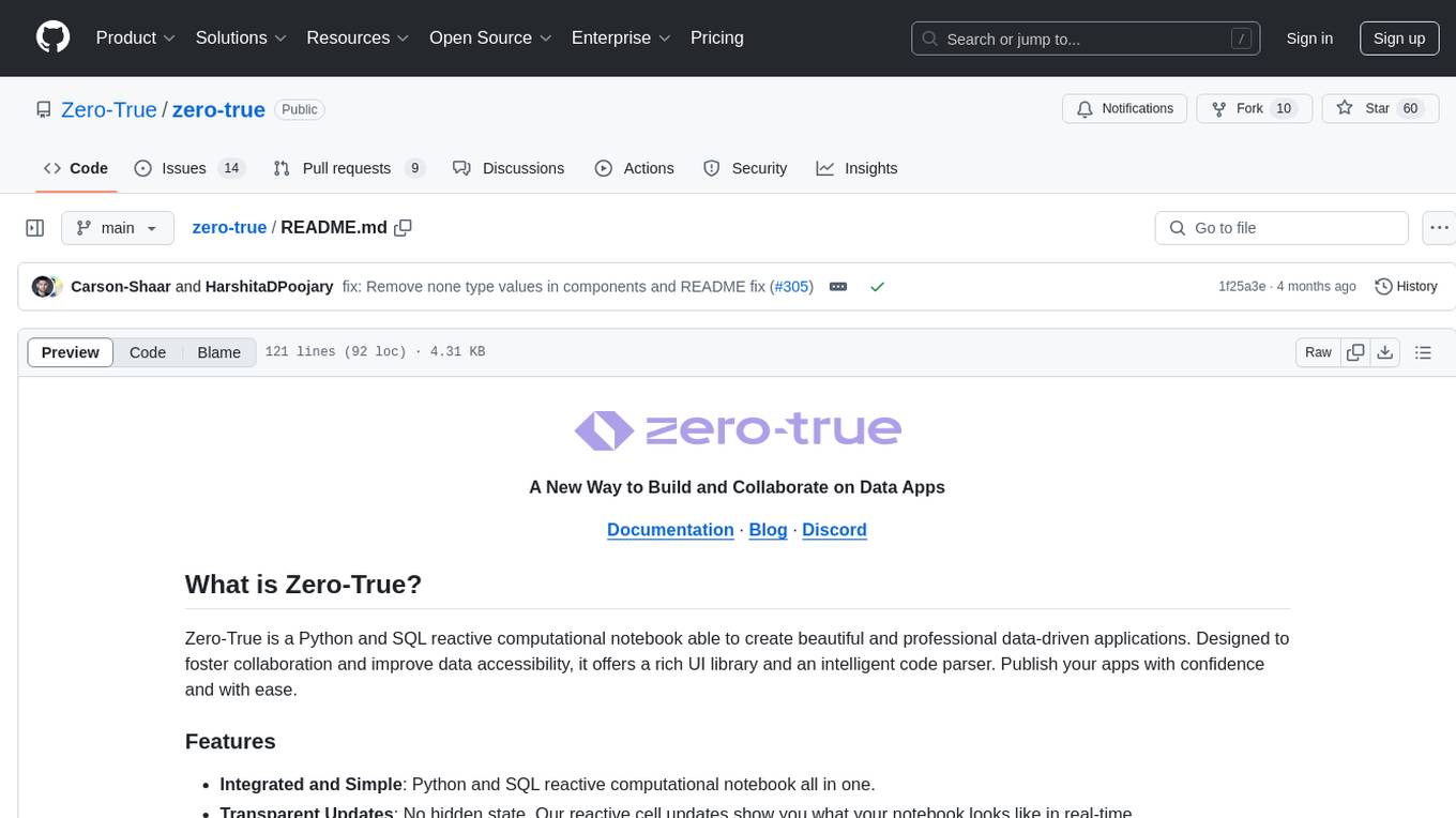 zero-true Screenshot