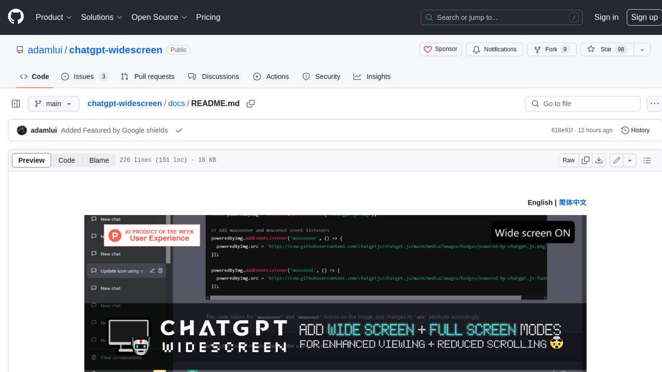 chatgpt-widescreen Screenshot