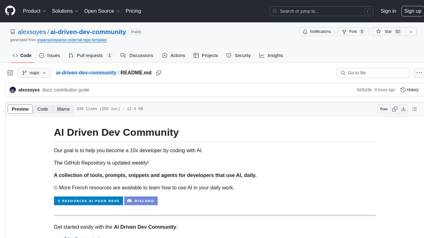 ai-driven-dev-community Screenshot