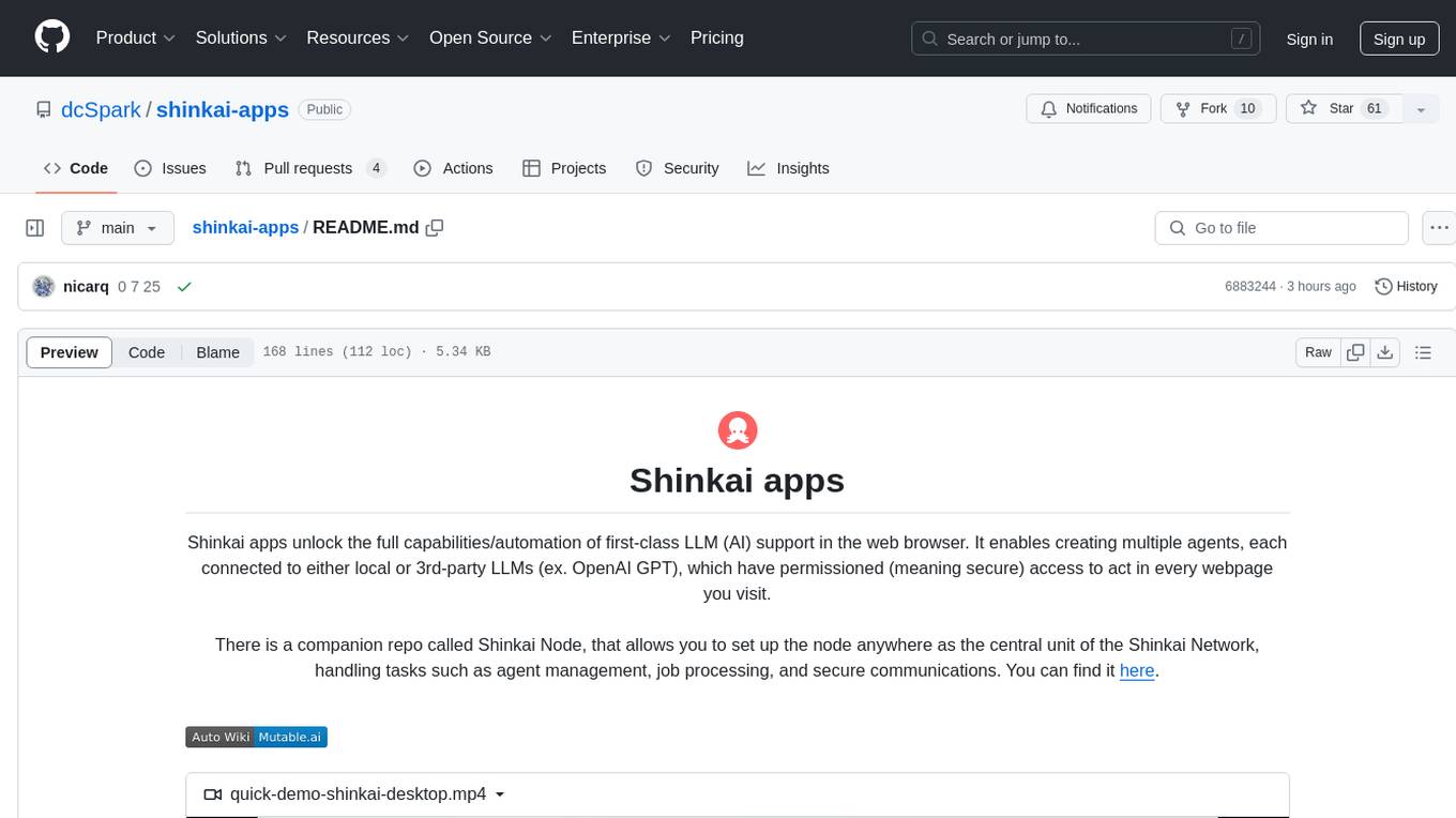 shinkai-apps Screenshot