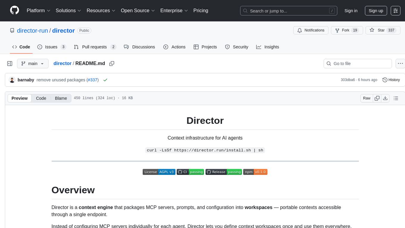 director Screenshot