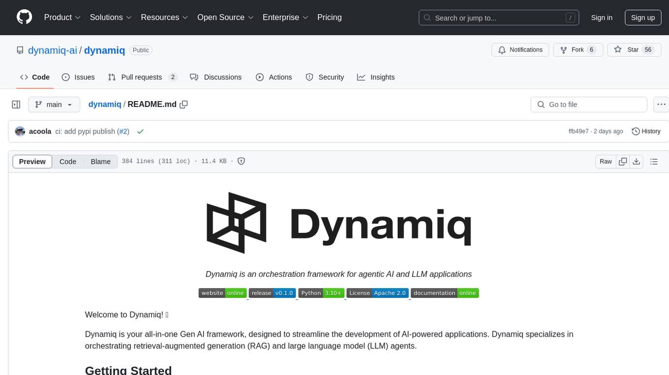 dynamiq Screenshot