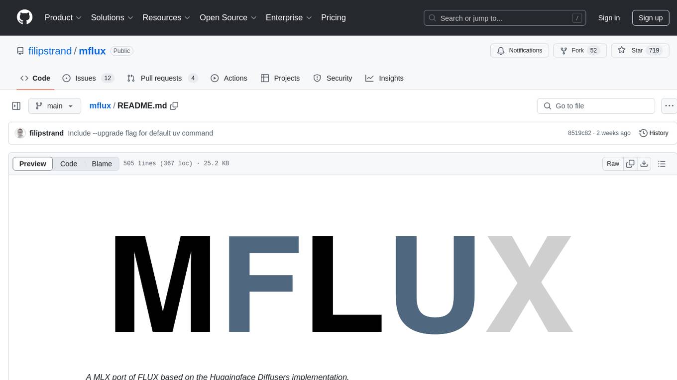 mflux Screenshot