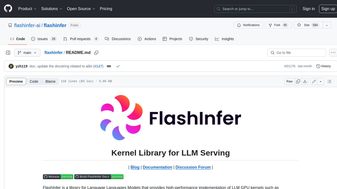 flashinfer Screenshot