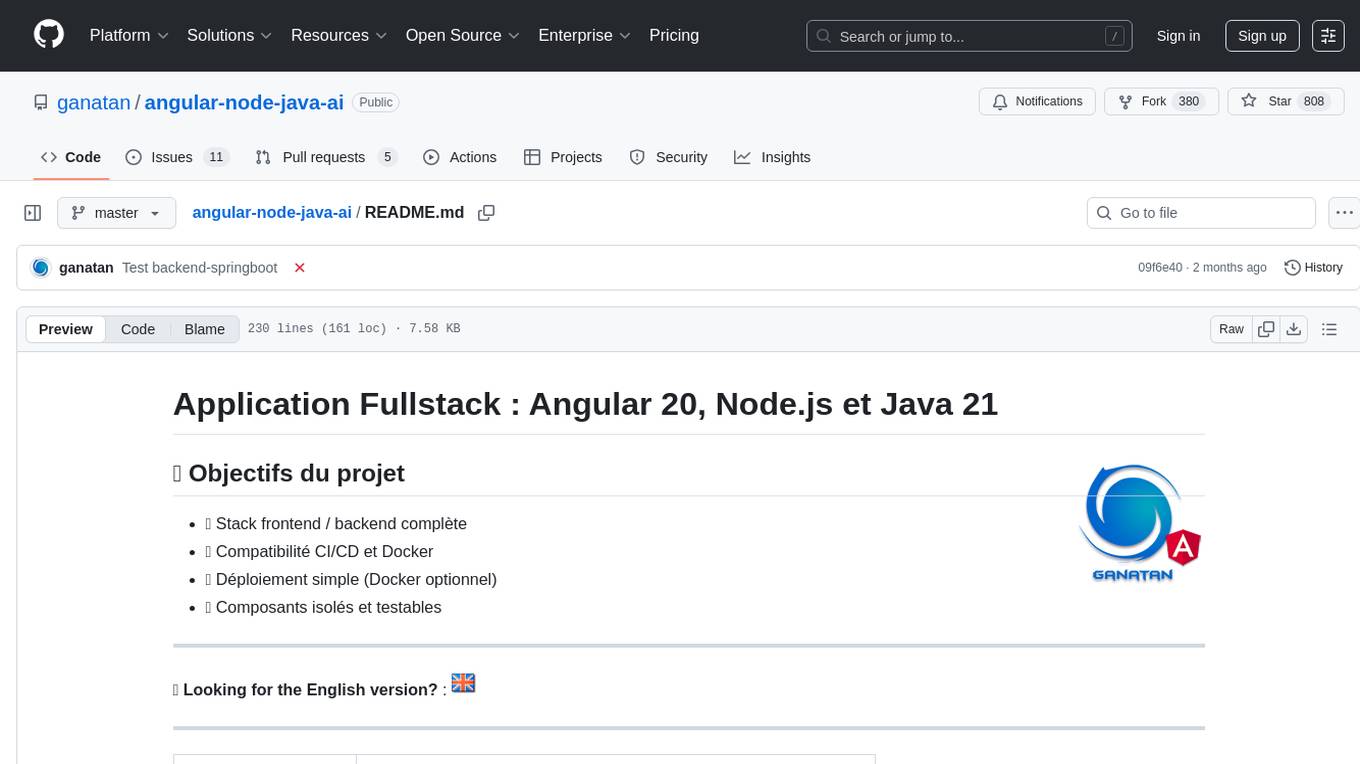 angular-node-java-ai Screenshot