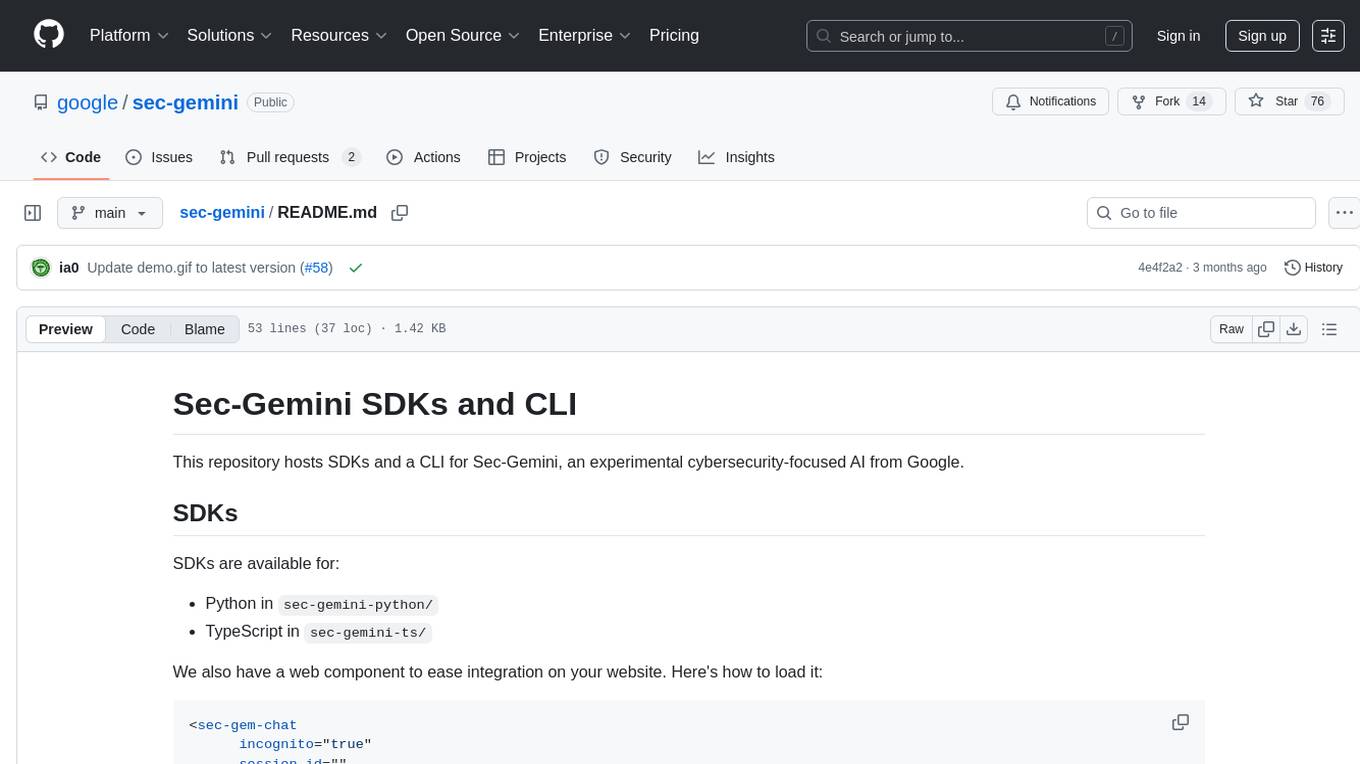 sec-gemini Screenshot
