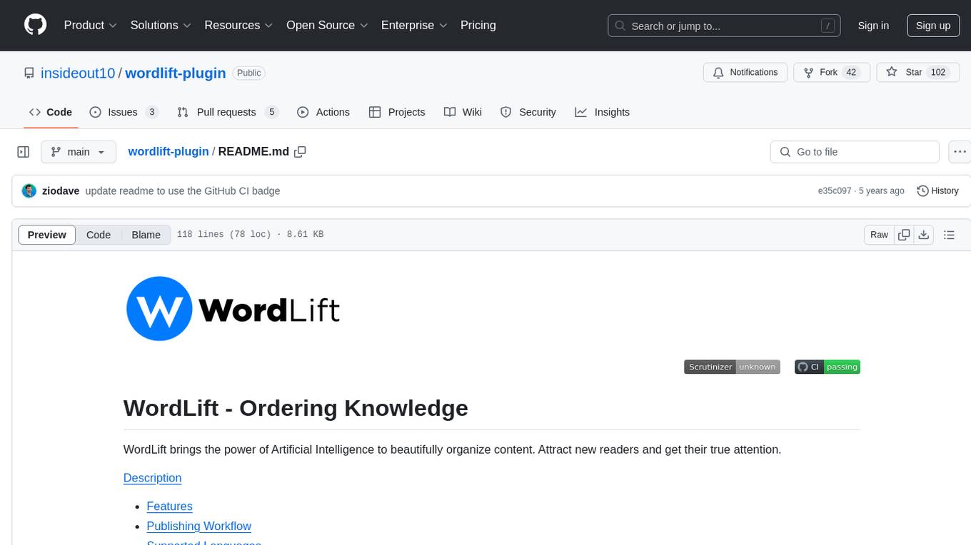 wordlift-plugin Screenshot