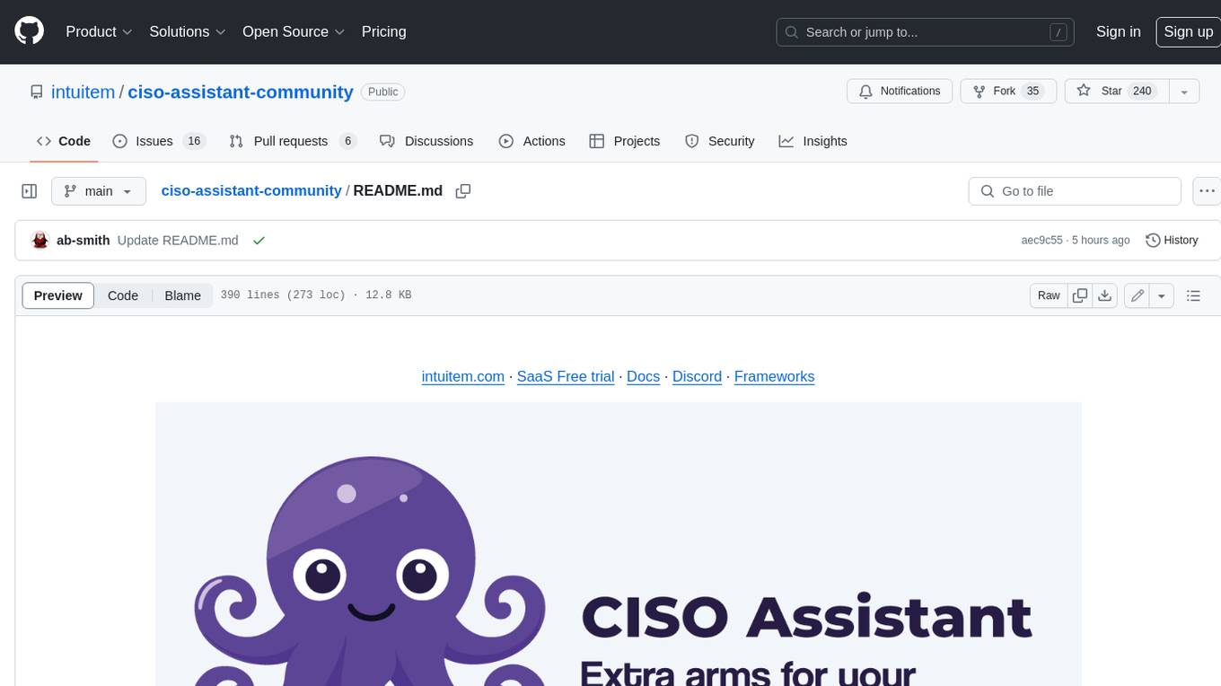 ciso-assistant-community Screenshot