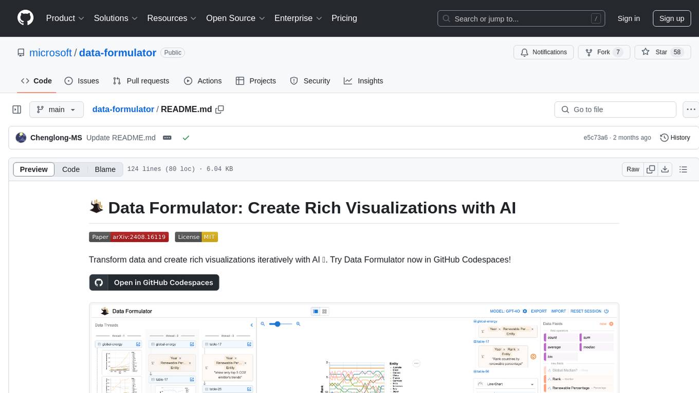 data-formulator Screenshot