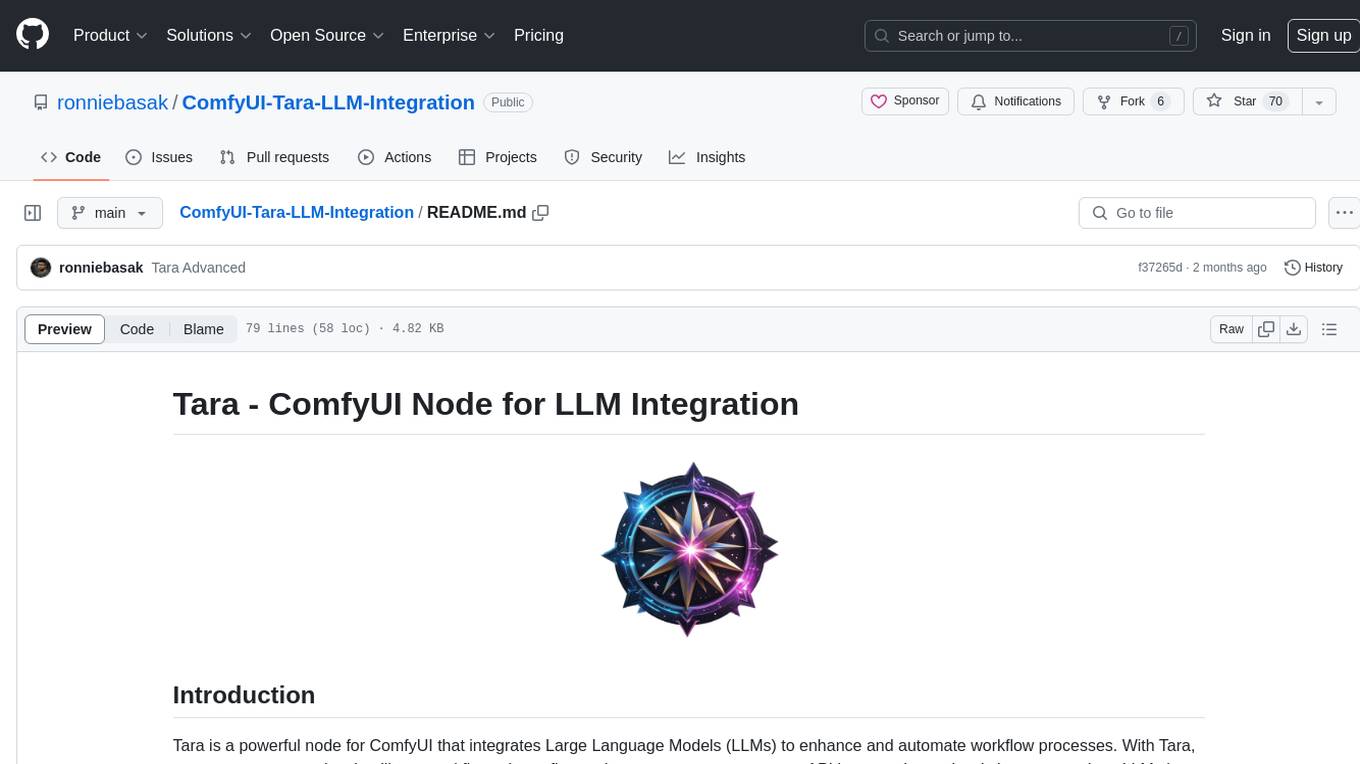 ComfyUI-Tara-LLM-Integration Screenshot