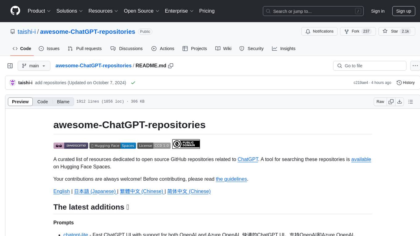 awesome-ChatGPT-repositories Screenshot