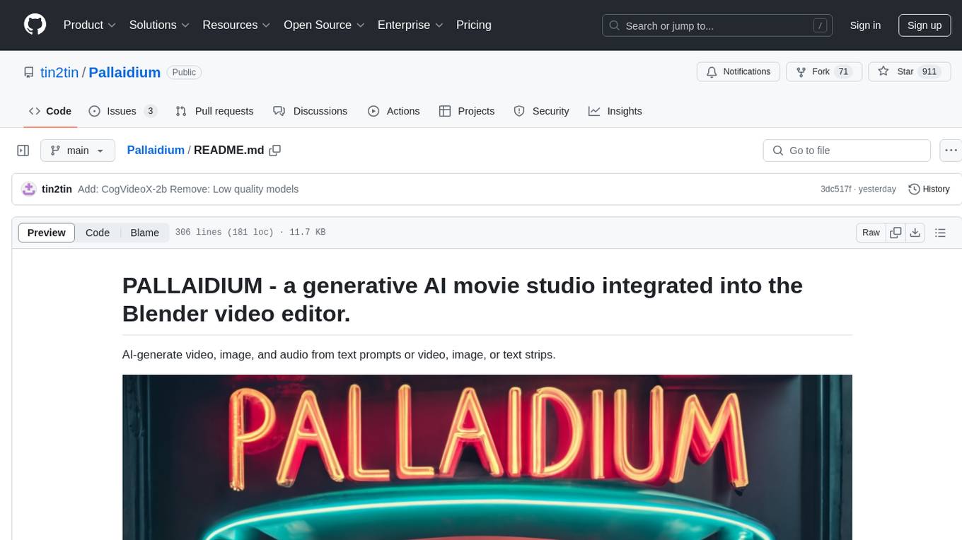 Pallaidium Screenshot