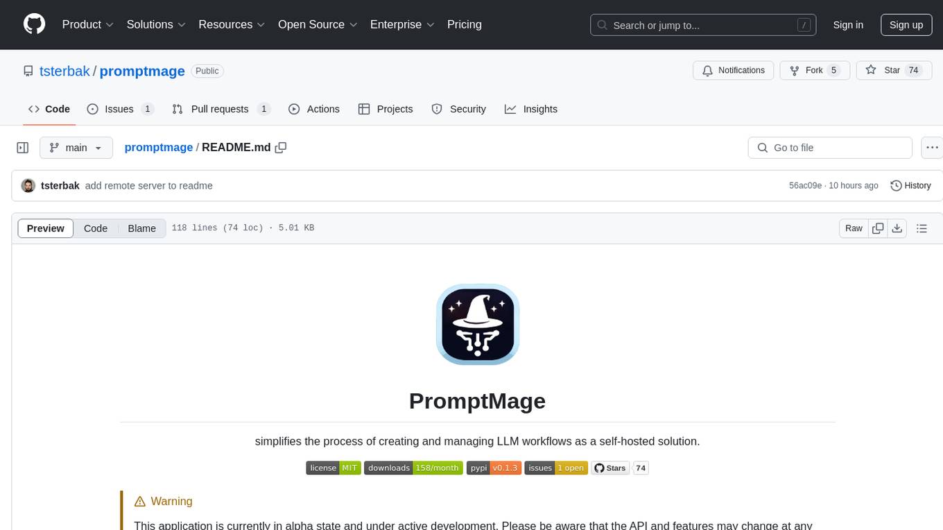 promptmage Screenshot