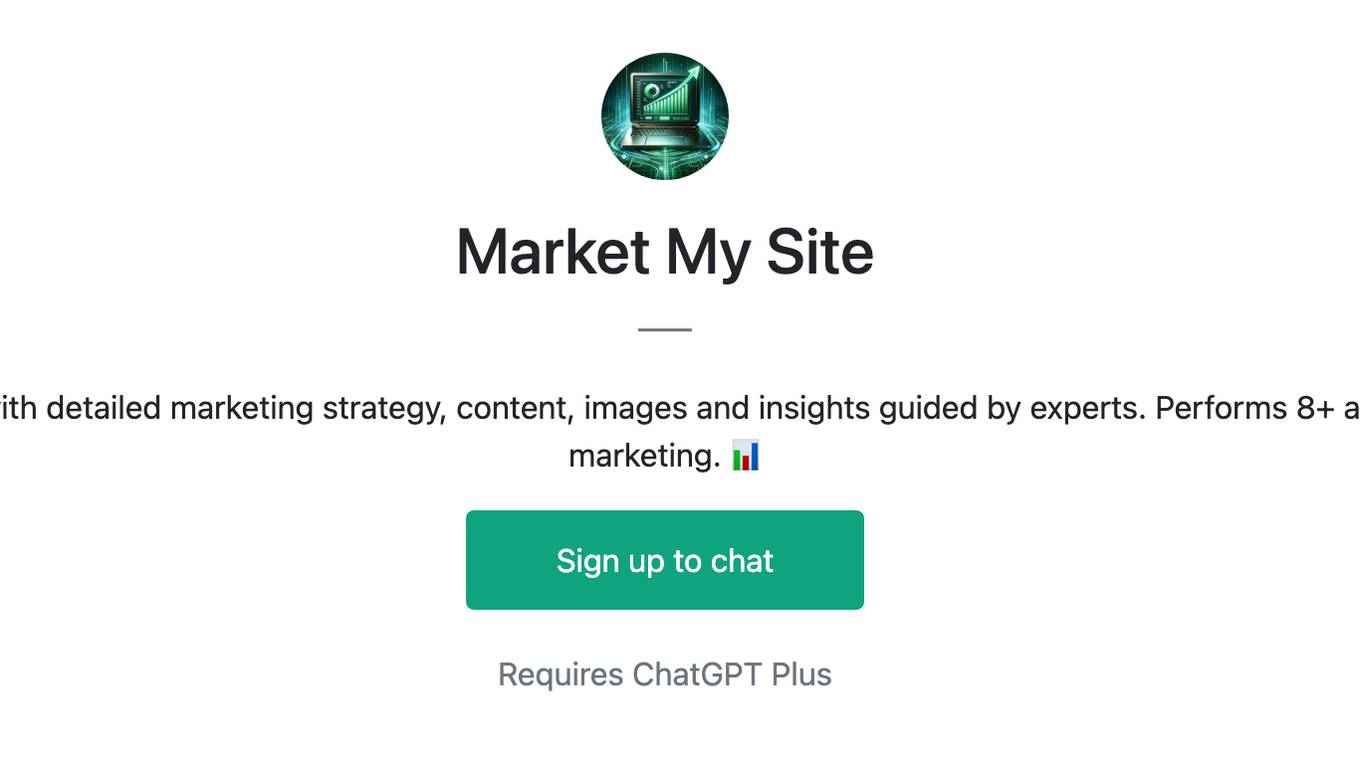 Market My Site Screenshot