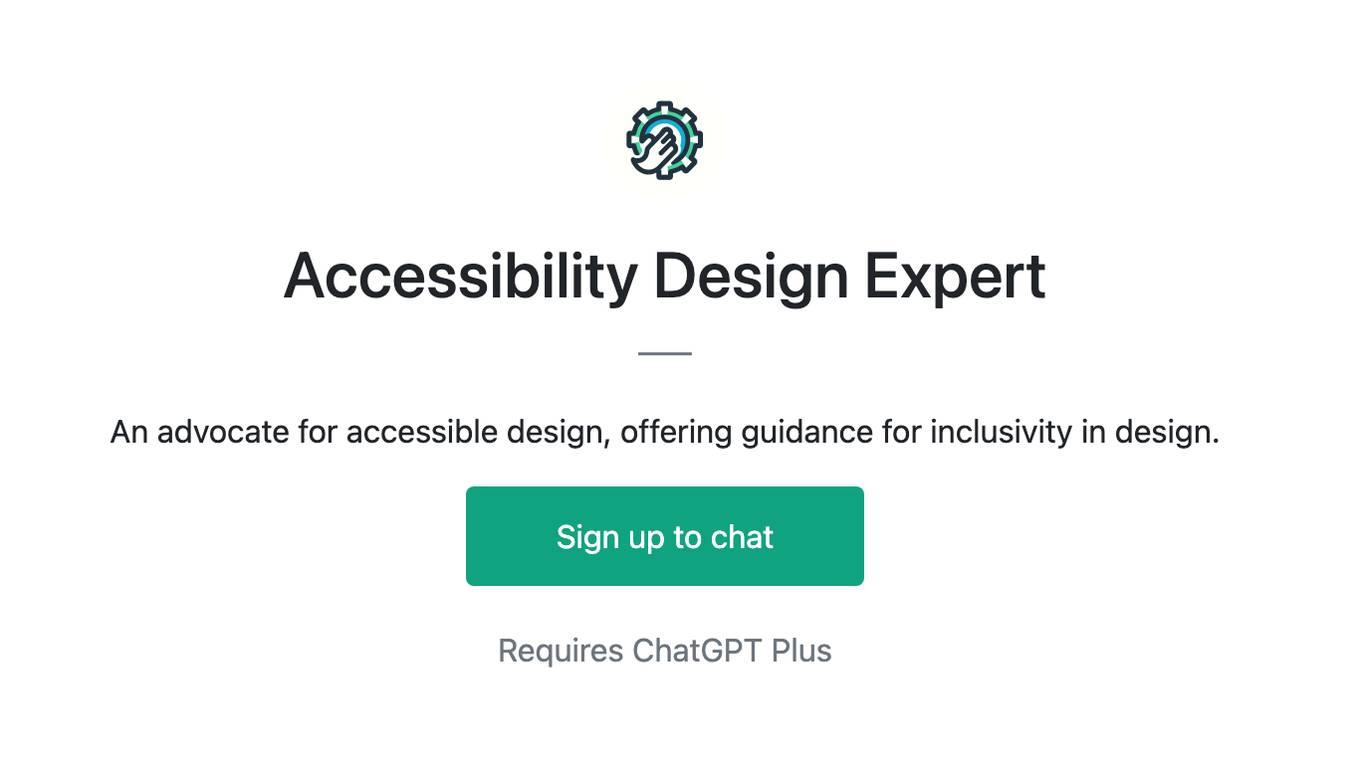 Accessibility Design Expert Screenshot